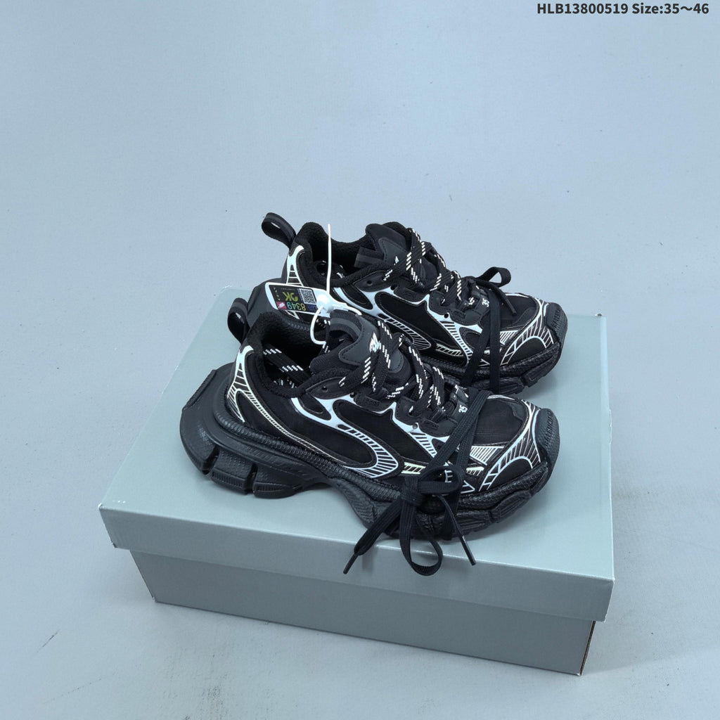 Balenciaga Chunky Trainers in Mixed Colorways - product image from the listing.