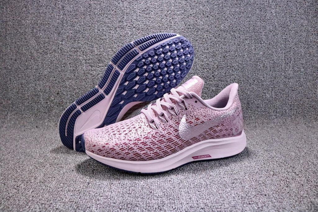Women's Nike Air Zoom Pegasus 35 Running Shoes Rose 942855-601 - product image from the listing.