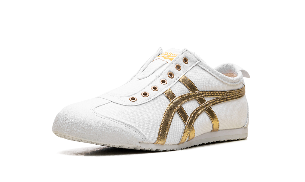 Onitsuka Tiger Mexico 66 Slip On in White Pure Gold 153471 - product image from the listing.