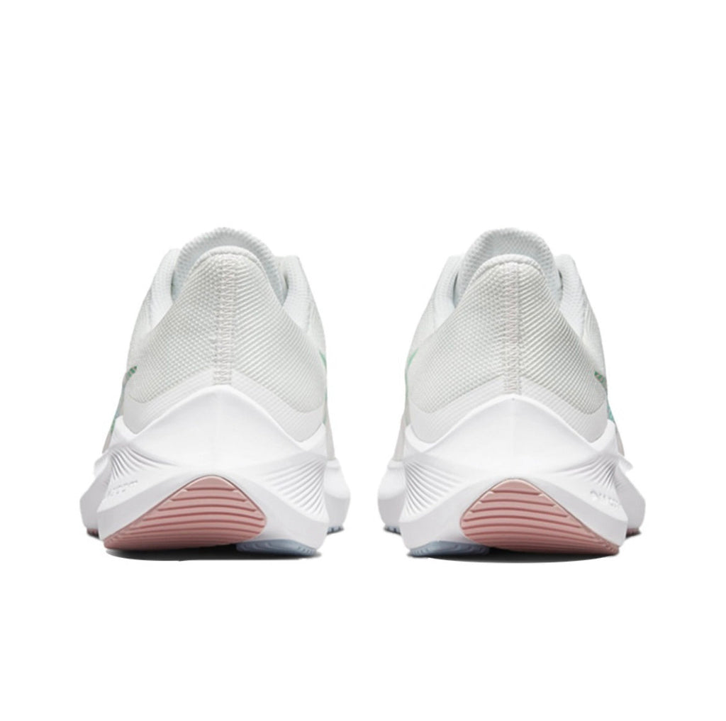 Nike Zoom Winflo 8 Running Shoes in White Green Pink CW3421-105 - product image from the listing.