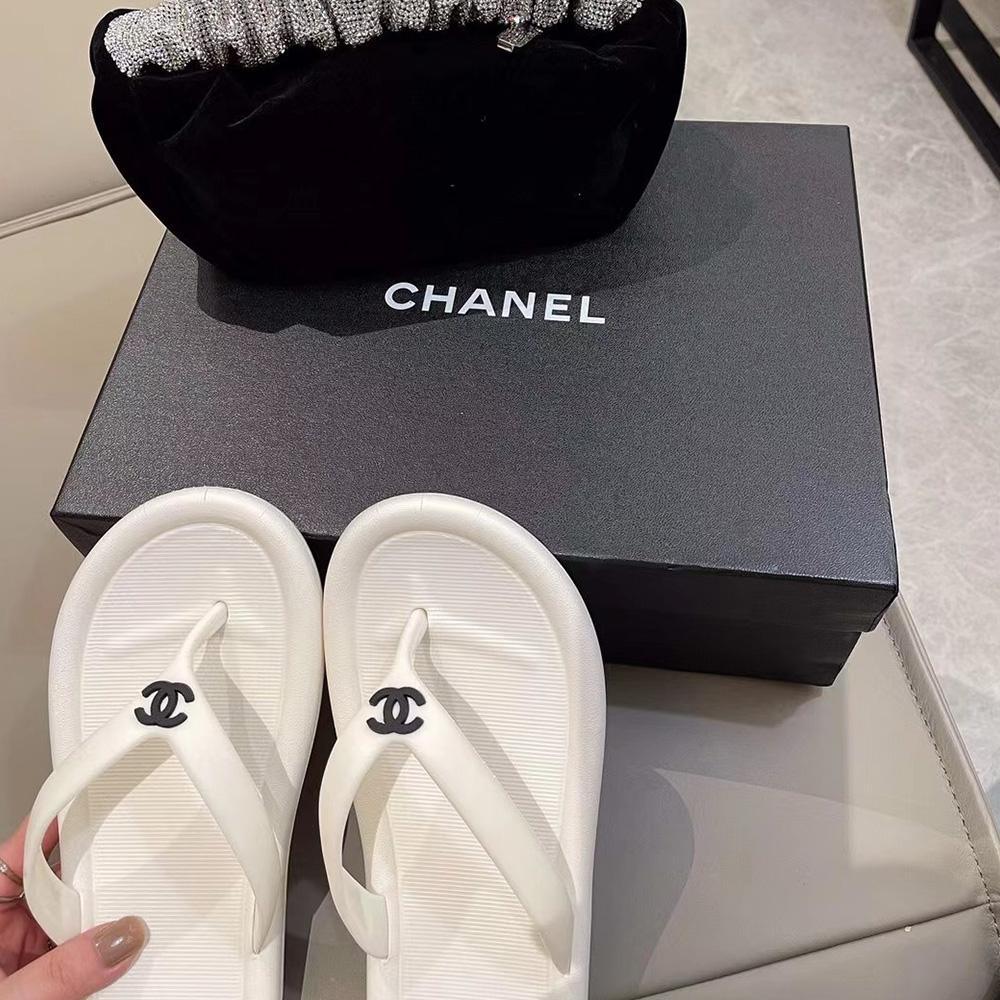 Sandals by Chanel - product photo shown in the listing for this item.