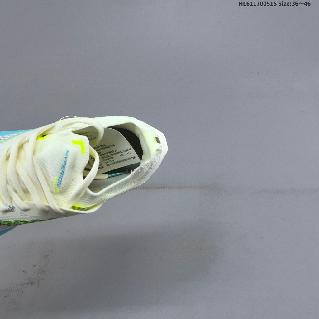 Brooks Hyperion Max 3 Running Shoes, in White Blue - product image from the listing.