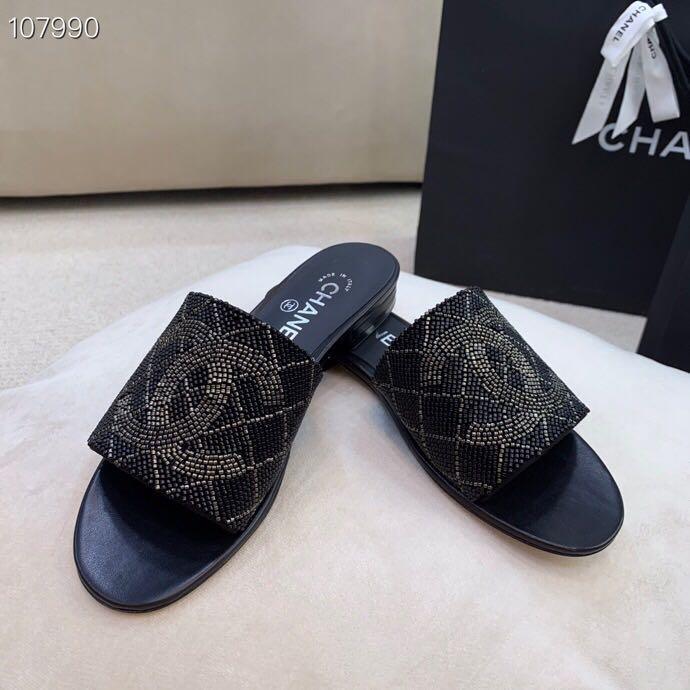 Sandals by Chanel - product photo shown in the listing for this item.