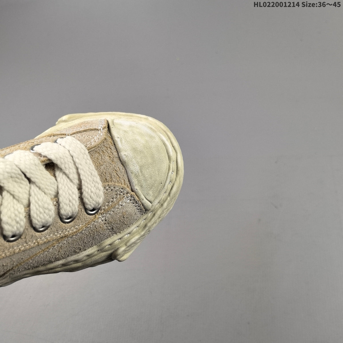 Maison Mihara Yasuhiro Original Sole Low Sneakers, in Beige - product image from the listing.