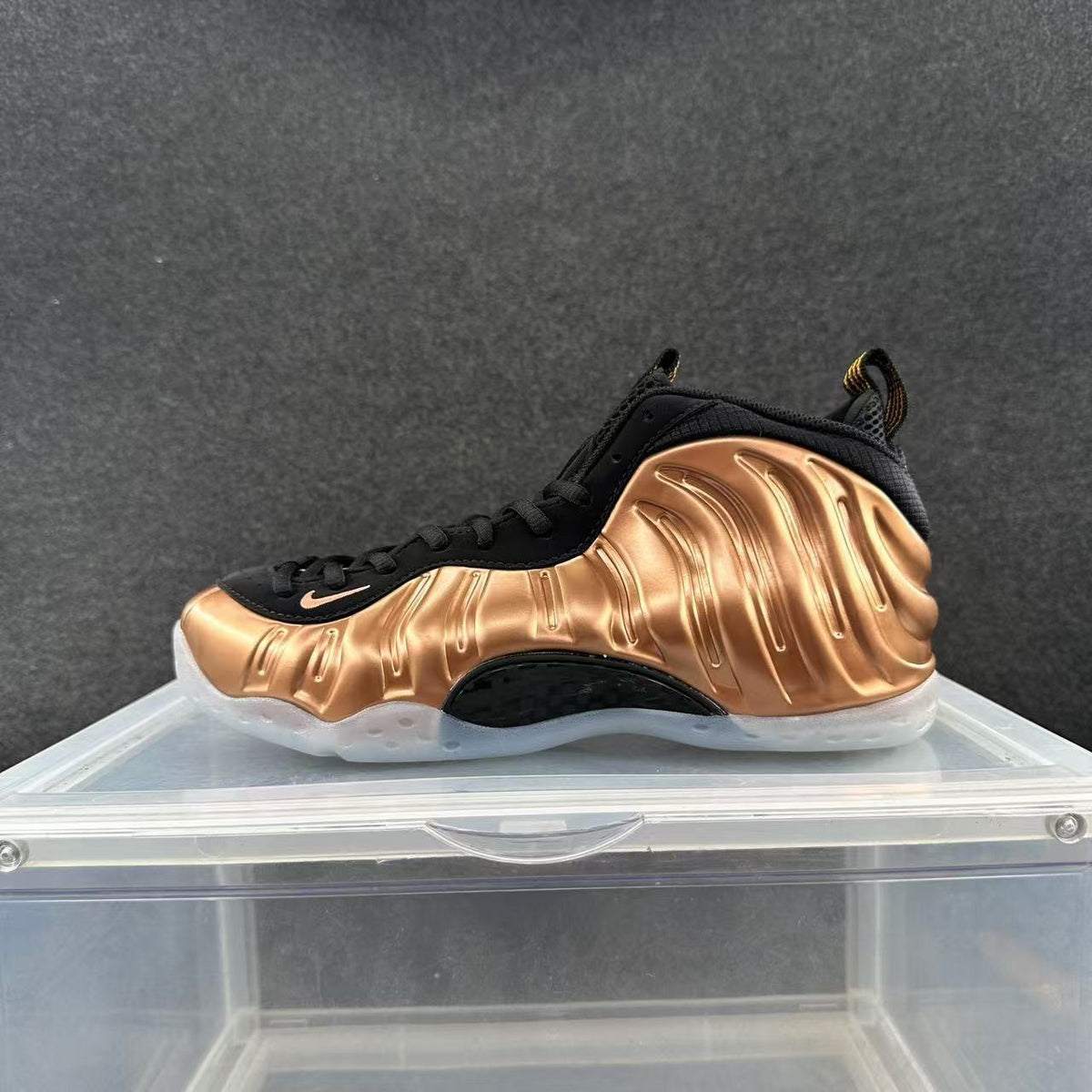 Nike Air Foamposite One Copper Basketball Trainers - product image from the listing.