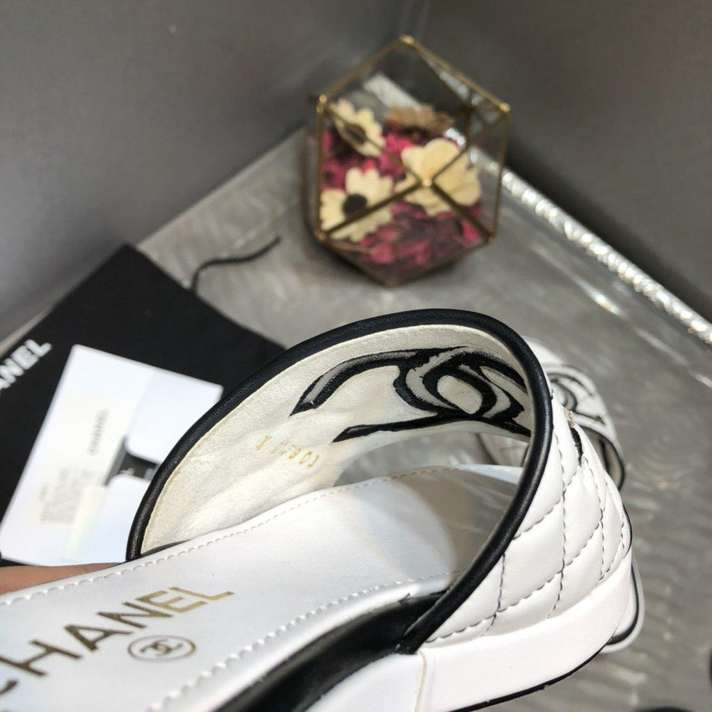 Sandals by Chanel - product photo shown in the listing for this item.