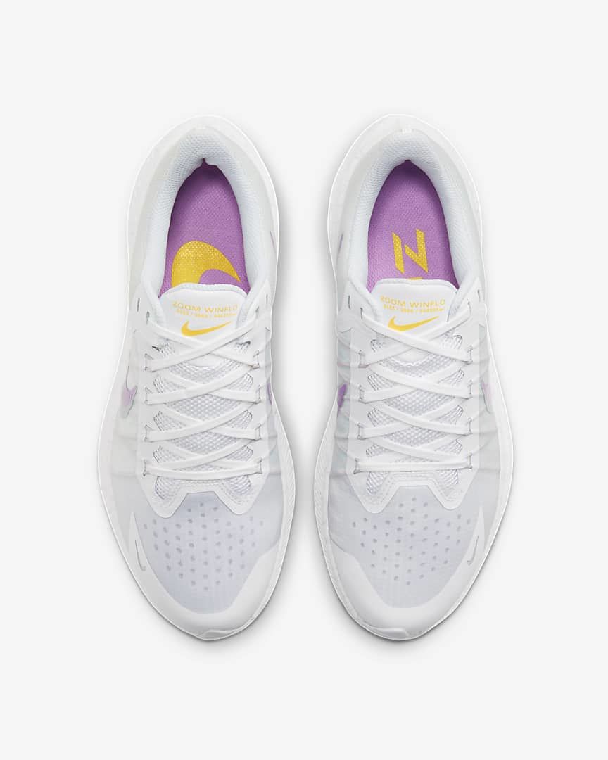 Nike Zoom Winflo 8 Running Shoes in White CW3421-102 - product image from the listing.