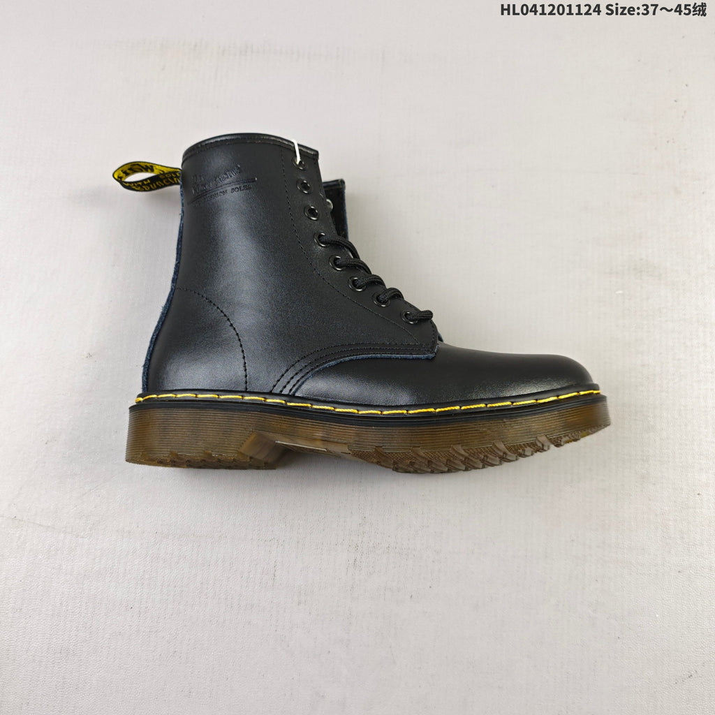 1460 Black Platform Lace-Up Boots by Dr. Martens - product image from the listing.