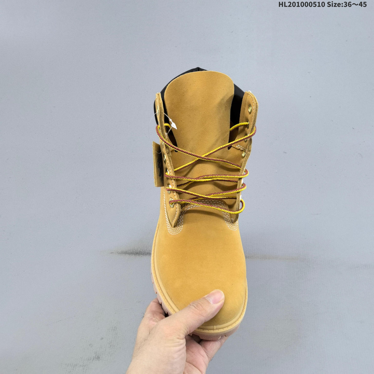 Timberland Yellow High-Cut Lace-Up Boots - product image from the listing.