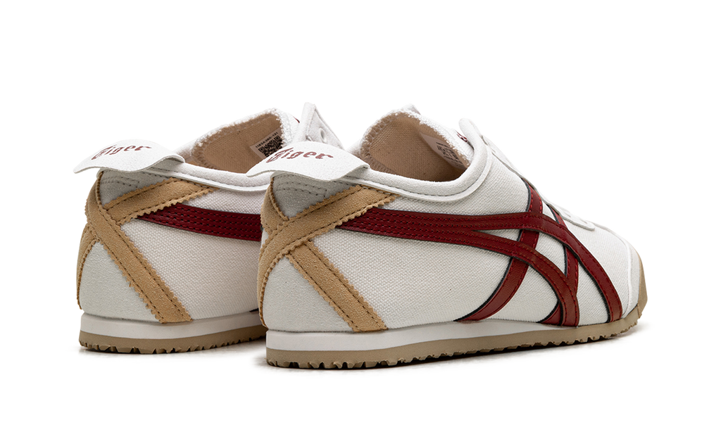 Onitsuka Tiger Mexico 66 Slip On in Off White Beet Juice 216657 - product image from the listing.