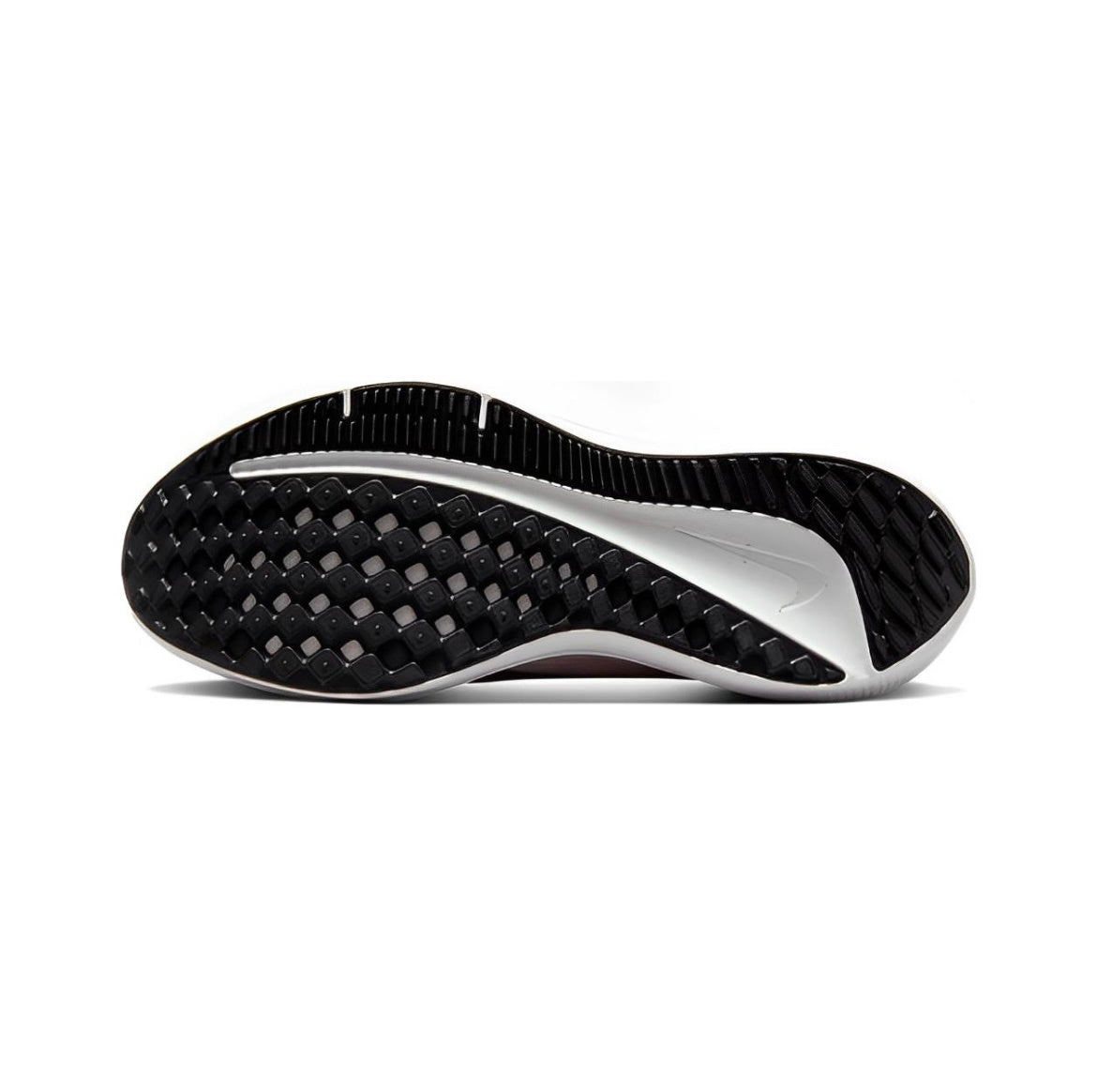 Nike Air Winflo 9 Running Shoes in White and Pink DD6203-009 - product image from the listing.