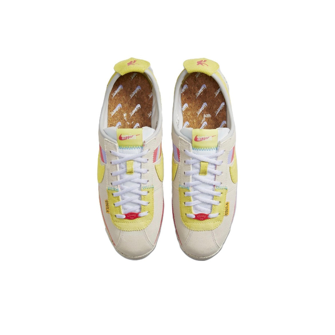 Nike Cortez SP Union LA Lemon Frost Trainers DR1413-100 - product image from the listing.