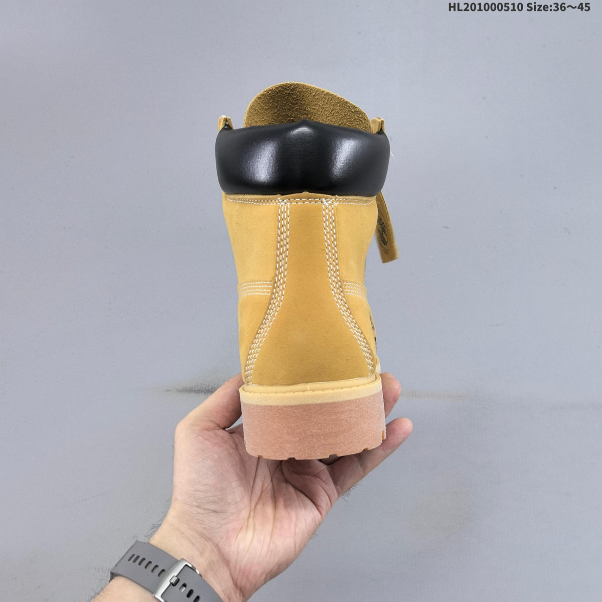 Timberland Yellow High-Cut Lace-Up Boots - product image from the listing.