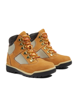 Timberland Field Boot Tall Cam Boot- WHEAT for Little Kids - product image from the listing.