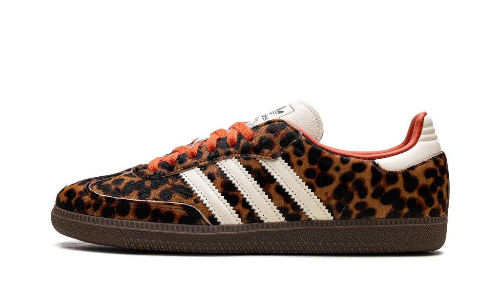 Women's Samba OG "Leopard / Cream Orange" JI2734 - product image from the listing.