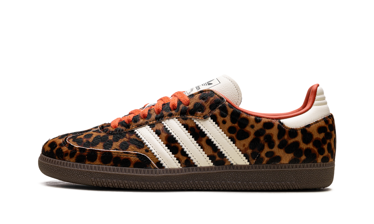 Women's Samba OG "Leopard / Cream Orange" JI2734 - product image from the listing.
