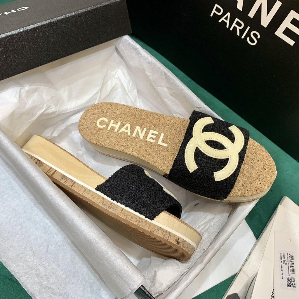 Sandals by Chanel - product photo shown in the listing for this item.