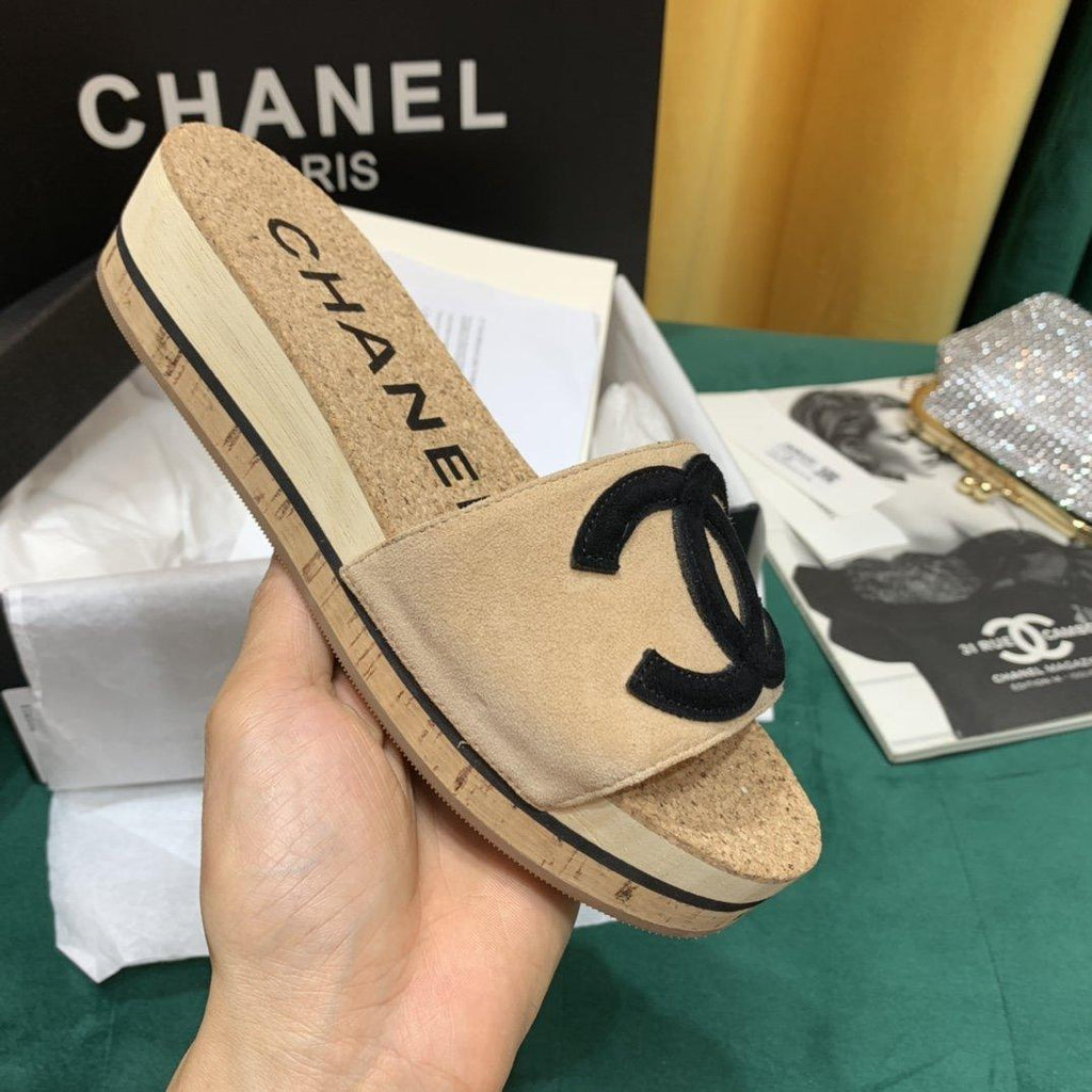 Sandals by Chanel - product photo shown in the listing for this item.