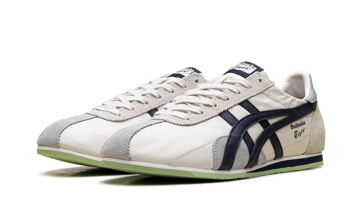 Onitsuka Tiger Runspark in White Cream Navy 211010 - product image from the listing.
