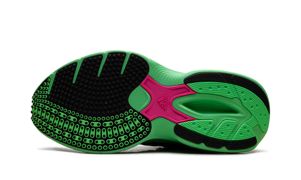 "Solar Lime Screaming Green" Adizero Goukana JR1664 - product image from the listing.