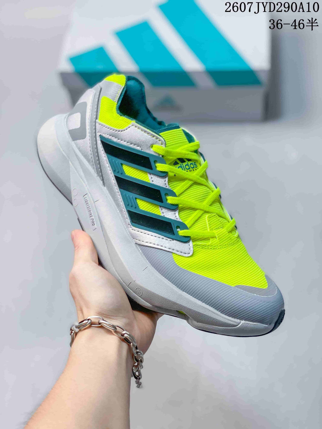 adidas Equipment Adios Pro Shoes for Running Grey Neon - product image from the listing.