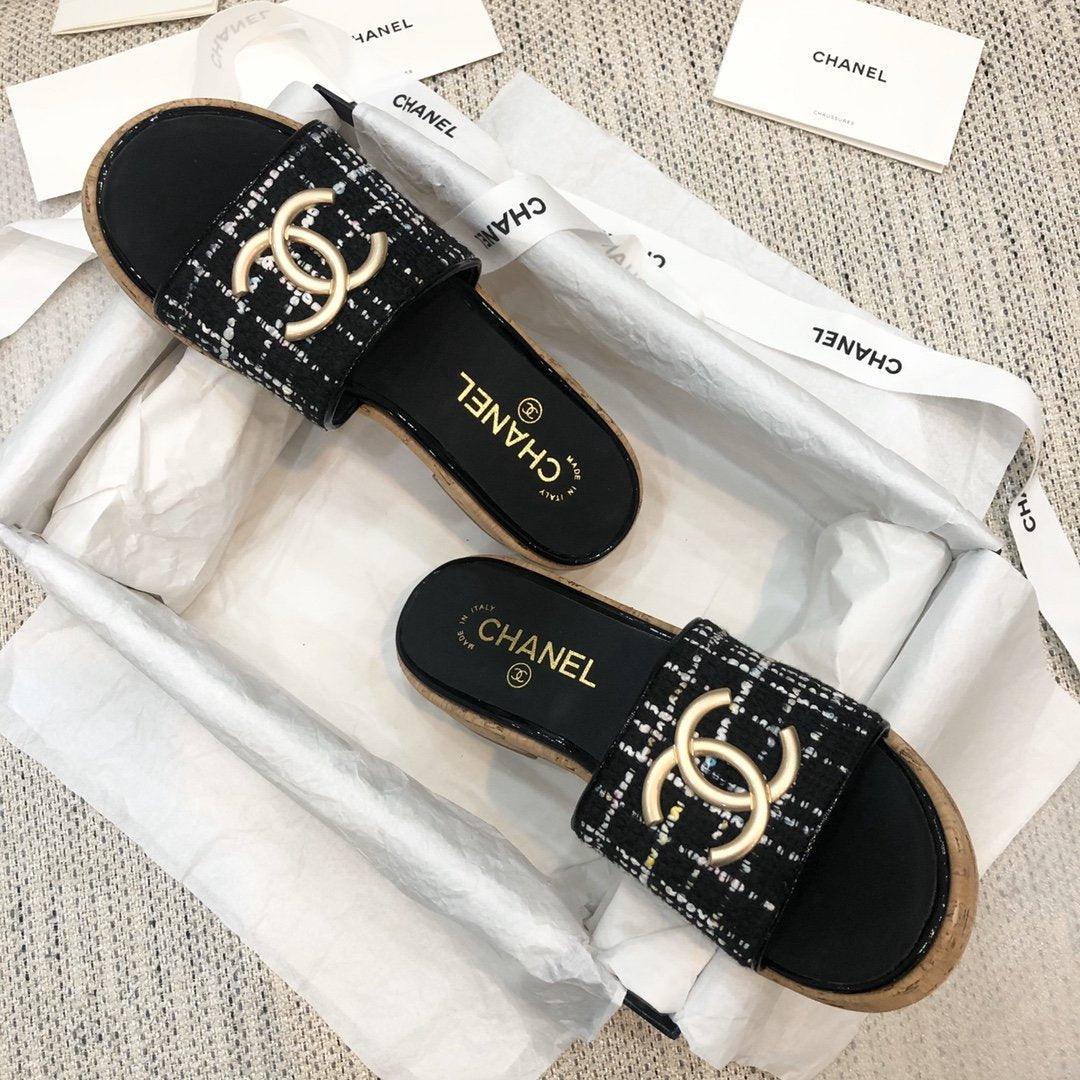 Sandals by Chanel - product photo shown in the listing for this item.