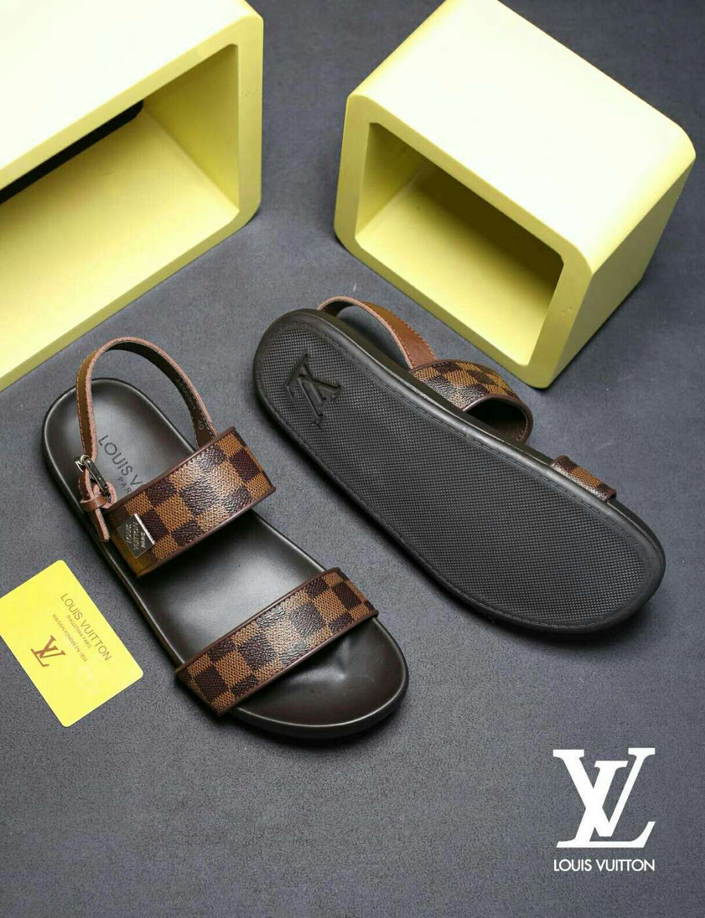 Men's LV Sandals - product photo shown in the listing for this item.