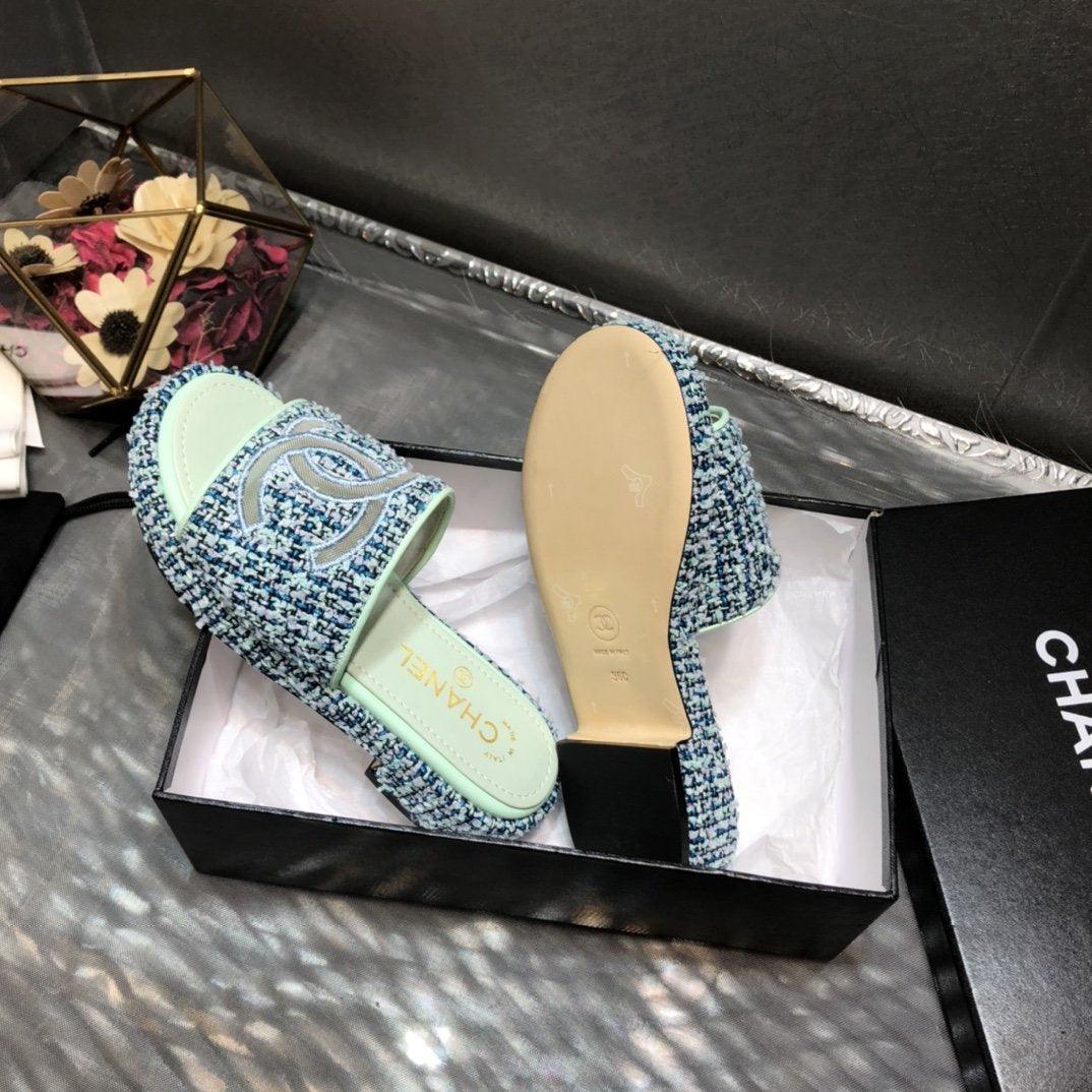 Sandals by Chanel - product photo shown in the listing for this item.