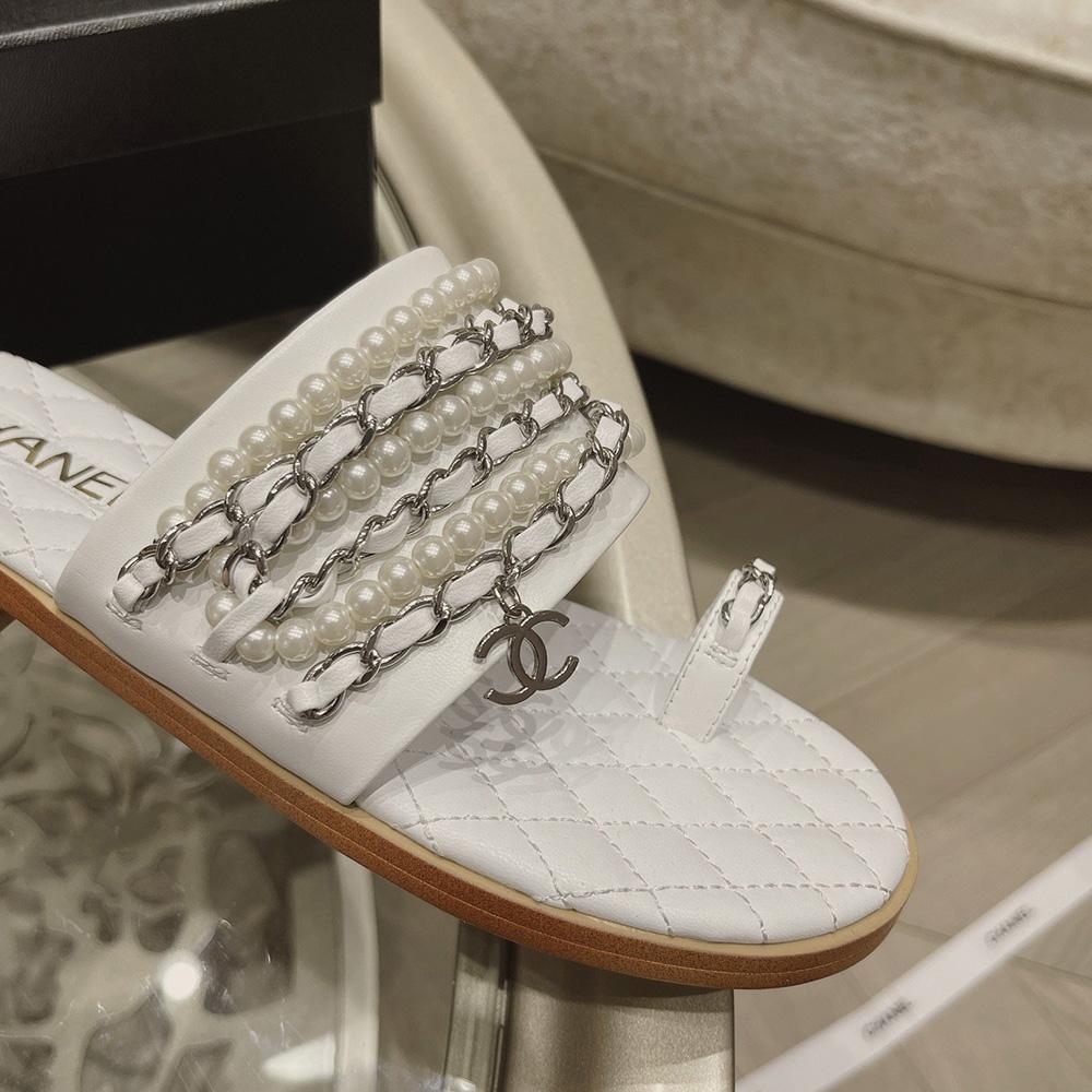 Sandals by Chanel - product photo shown in the listing for this item.