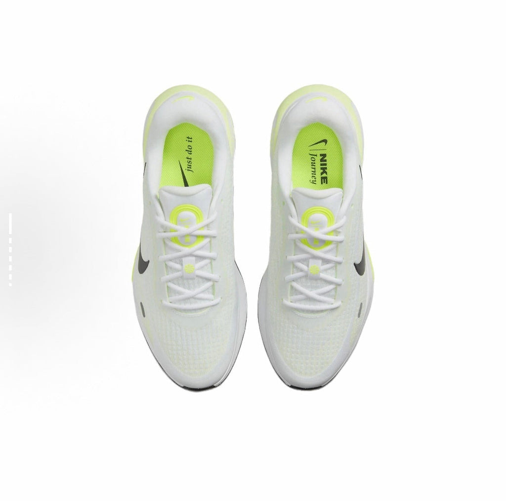 Nike Journey Run Road Running Shoes in White Volt FN0228-700 - product image from the listing.