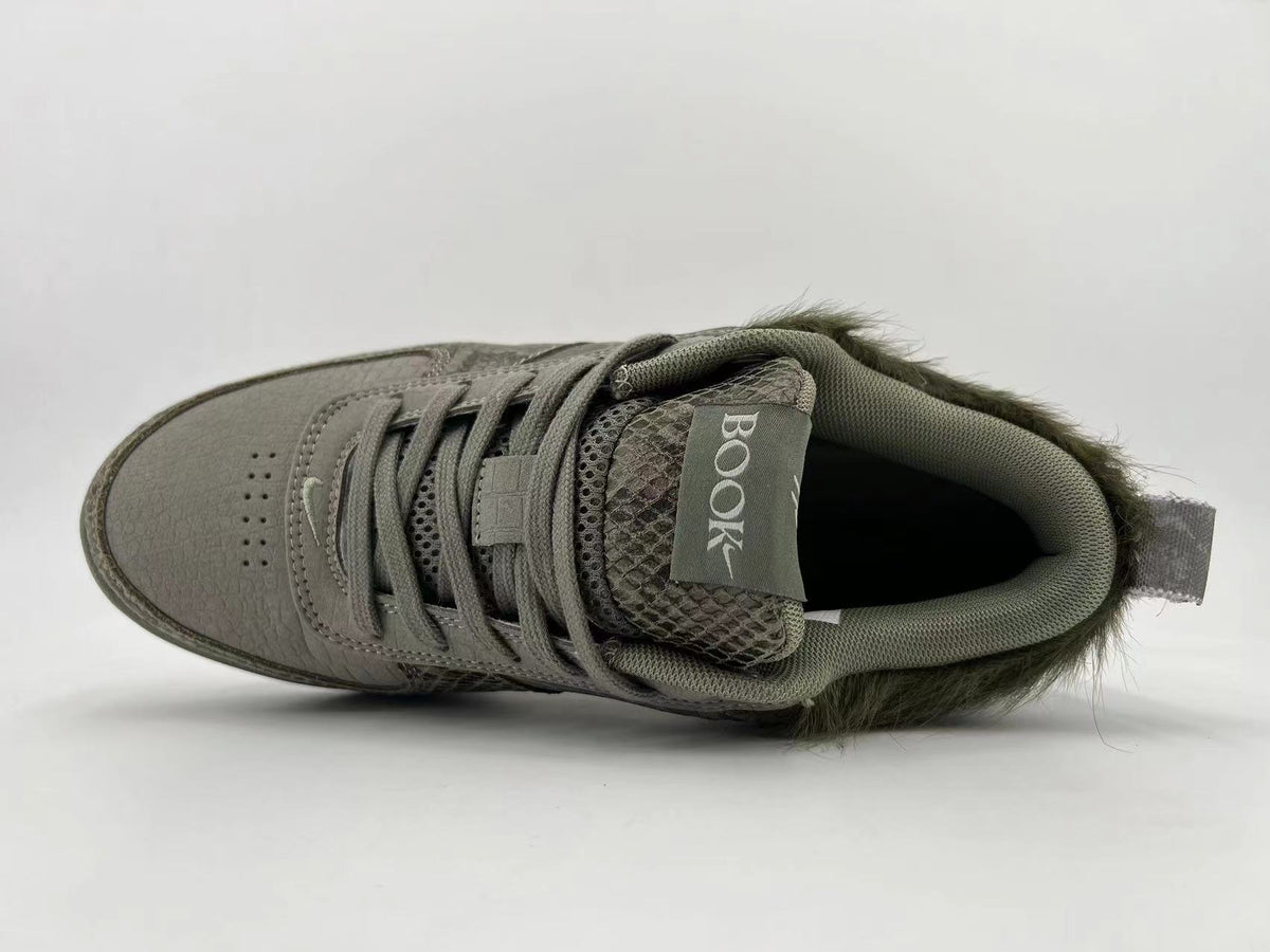 Gray and Orange Nike HF6236-002 Low-Top Sneakers - product image from the listing.