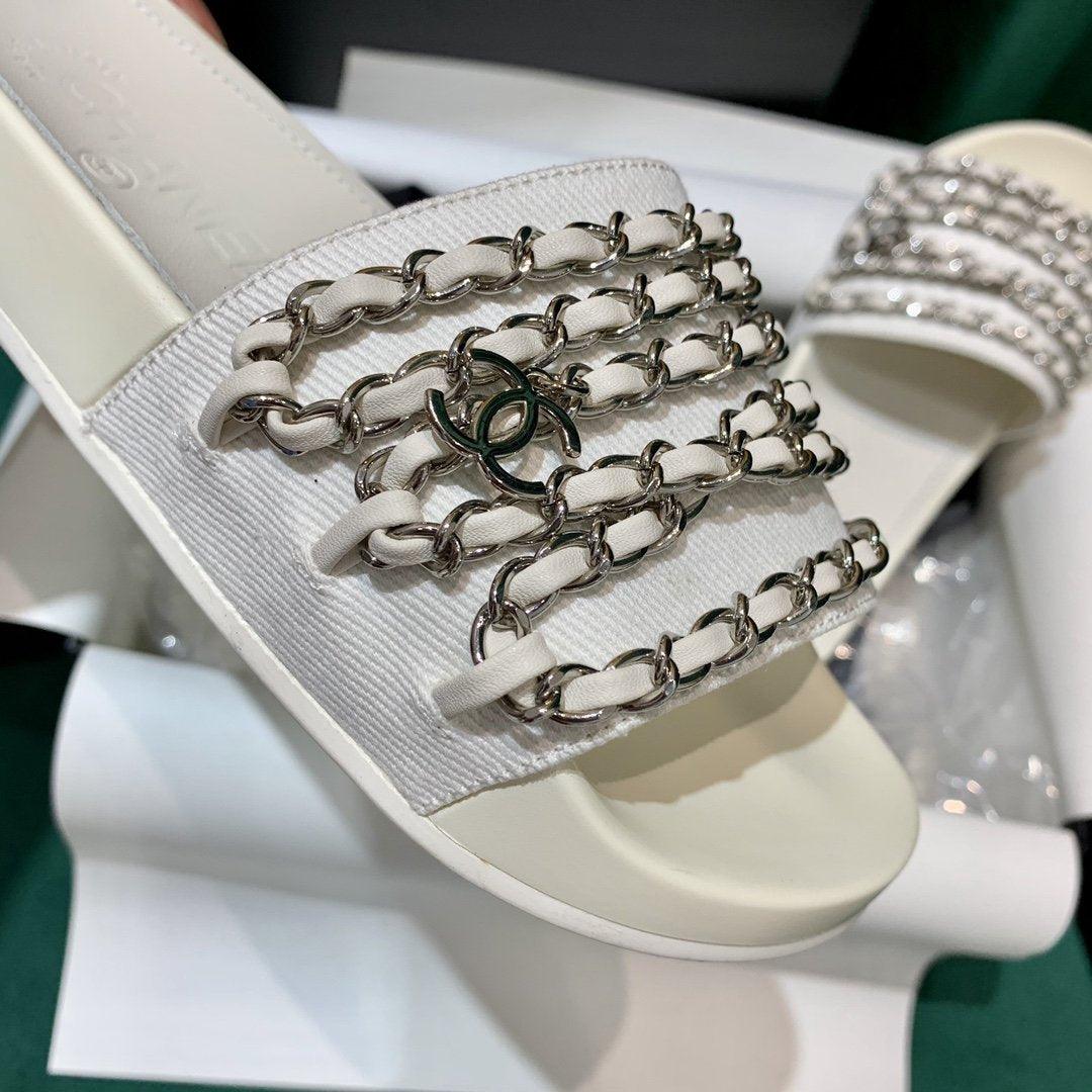 Sandals by Chanel - product photo shown in the listing for this item.