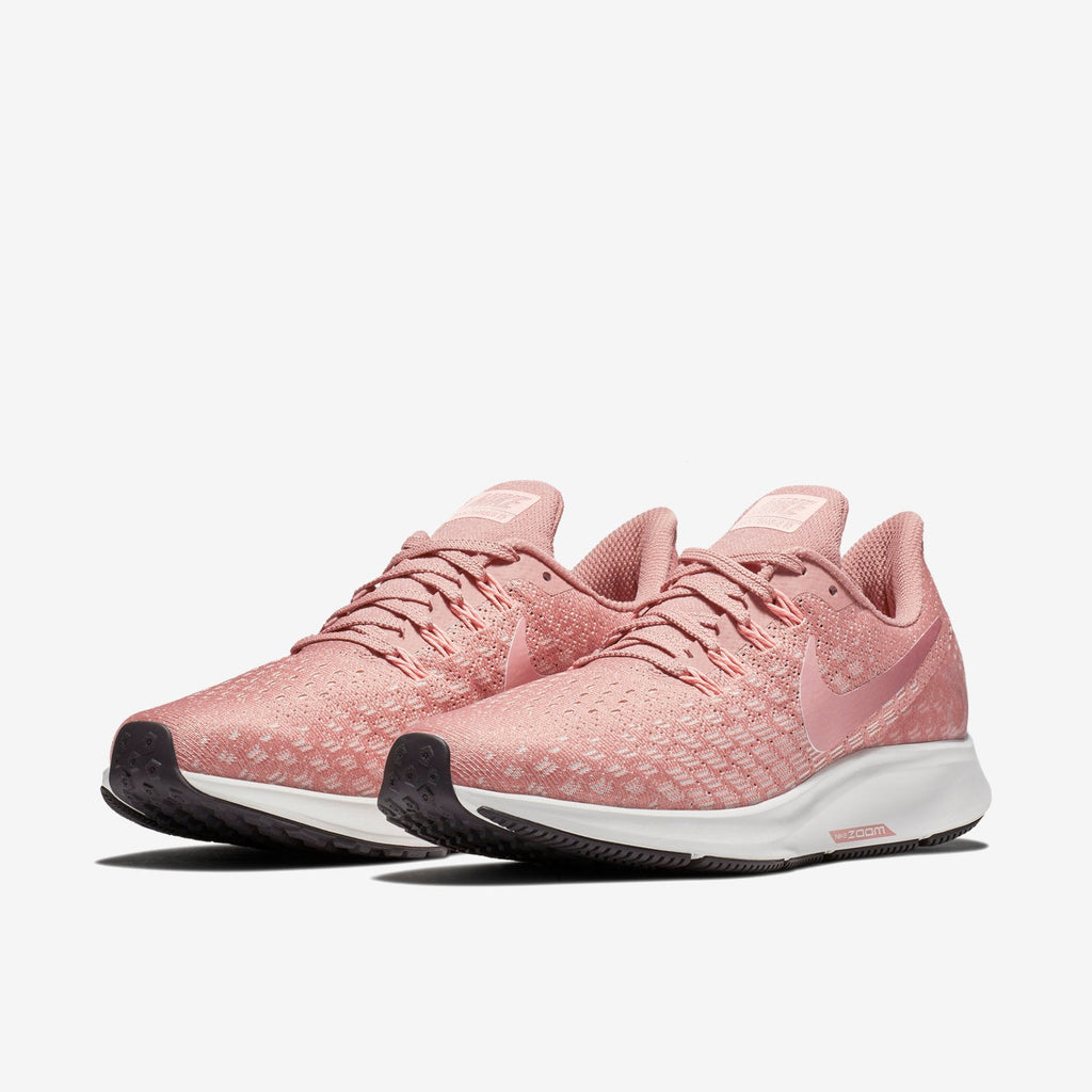 Nike Air Zoom Pegasus 35 Running Shoes in Pink 942855-603 - product image from the listing.