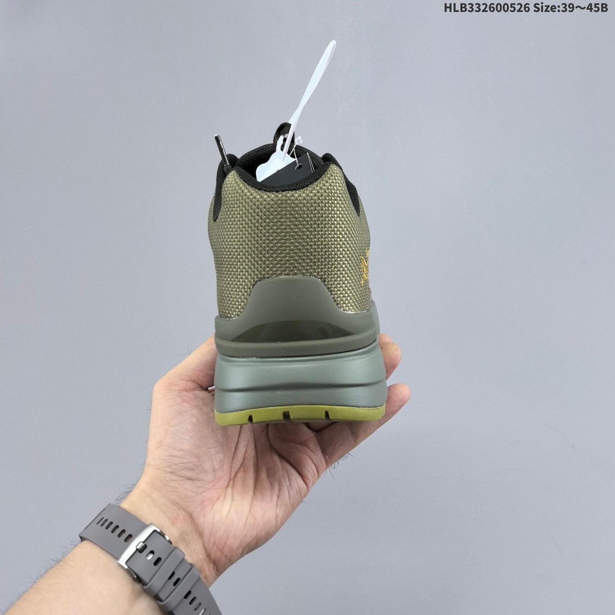 Arc'teryx Norvan Kopec GTX Low Hiking Shoes, in Olive - product image from the listing.