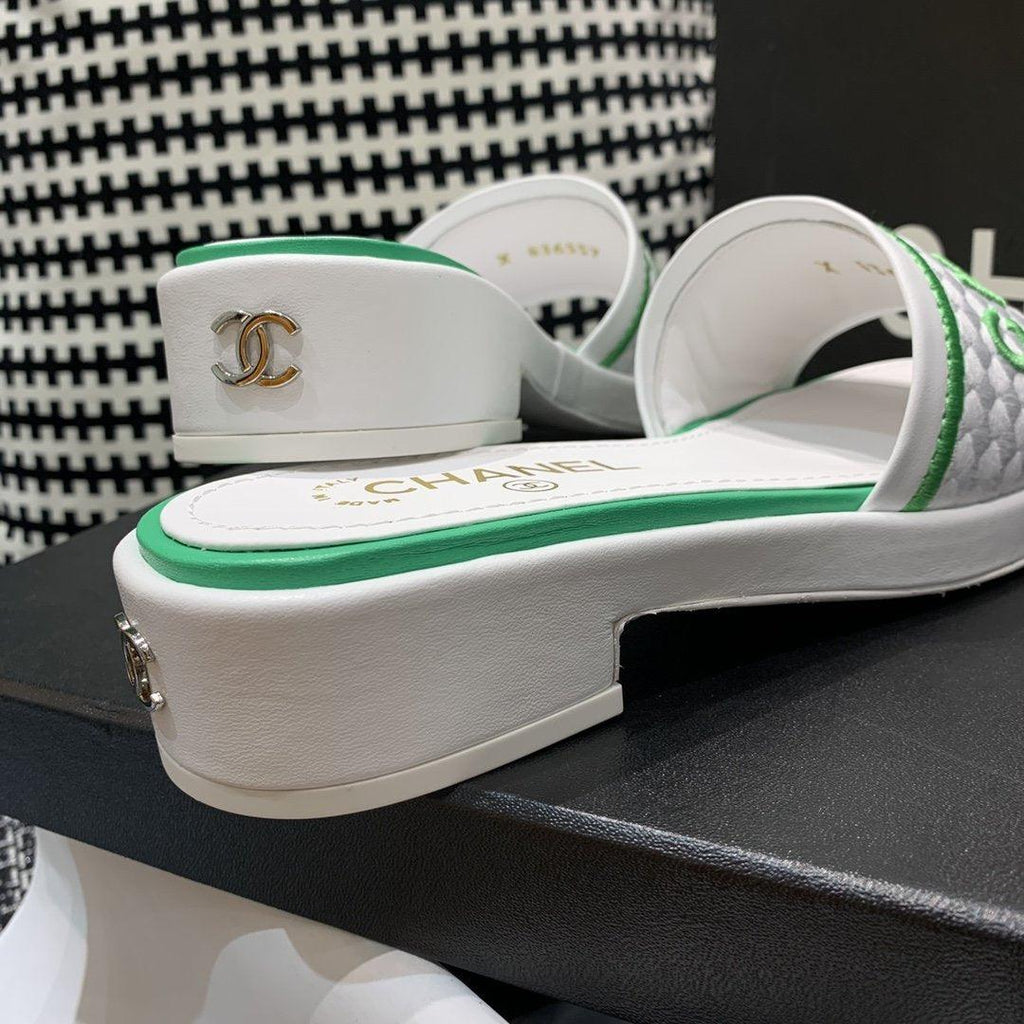 Sandals by Chanel - product photo shown in the listing for this item.