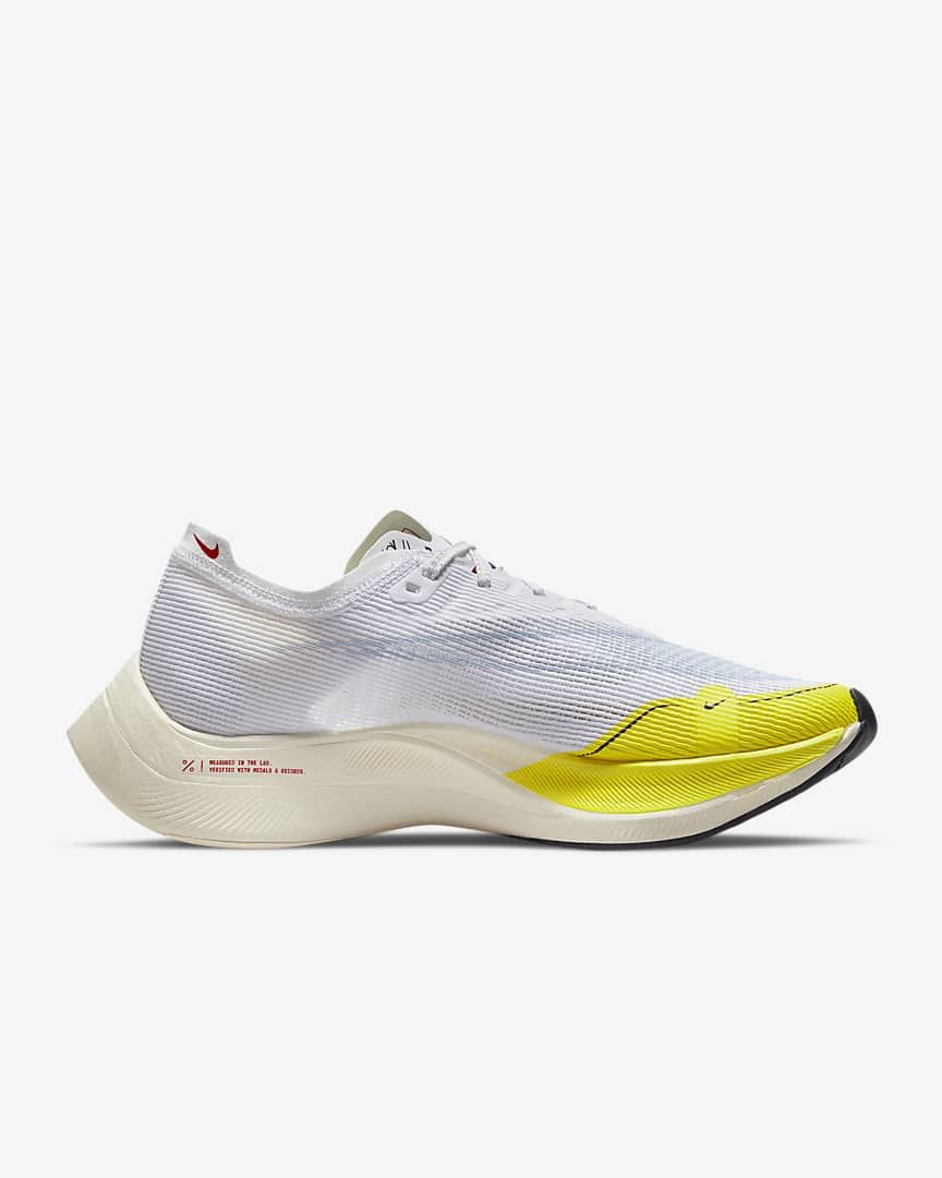 Nike ZoomX Vaporfly NEXT% 2 Shoes for Running DM9056-100 - product image from the listing.