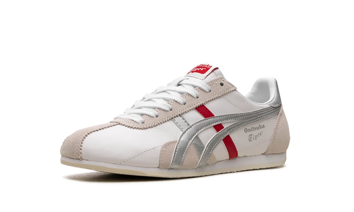 Onitsuka Tiger Runspark in White Silver Red 124796 - product image from the listing.
