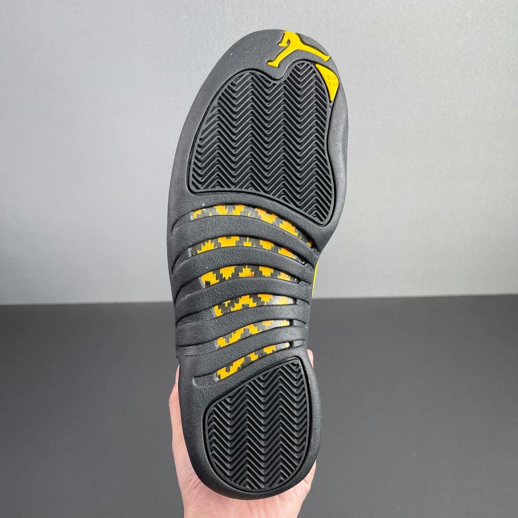 Black Taxi Sneakers - Air Jordan 12 Retro CT8013-071 - product image from the listing.