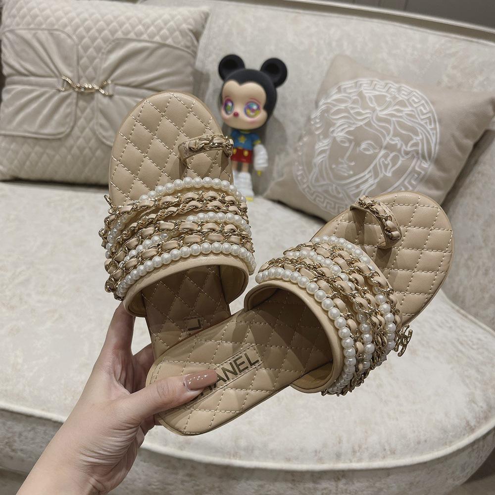 Sandals by Chanel - product photo shown in the listing for this item.