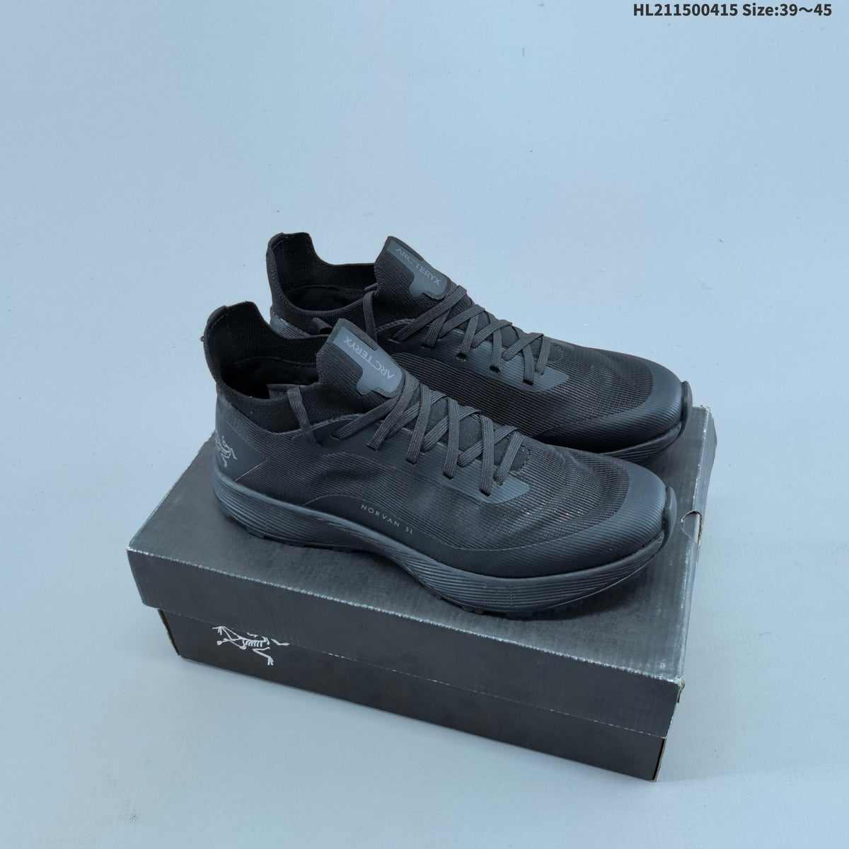 Men's Arc'teryx Konseal FL 2 GTX Hiking Shoes, Black - product image from the listing.
