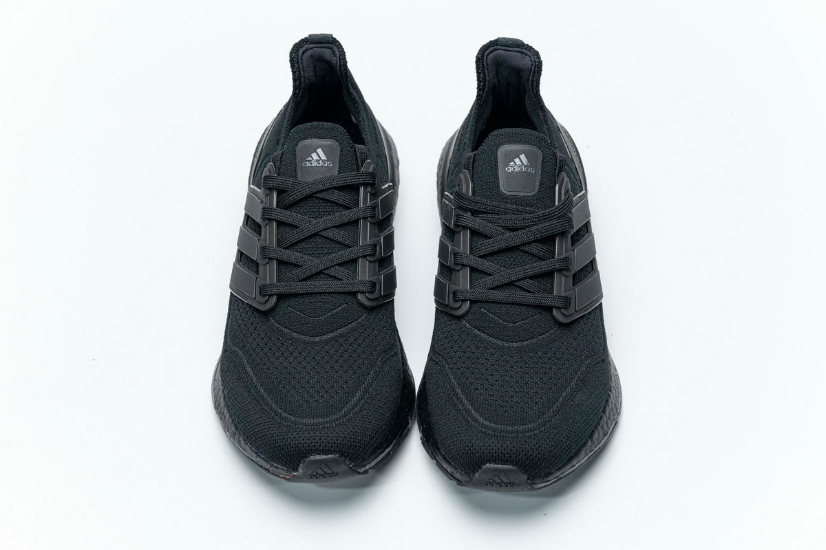 adidas UltraBoost 21 Running Sneakers in Black FY0306 - product image from the listing.