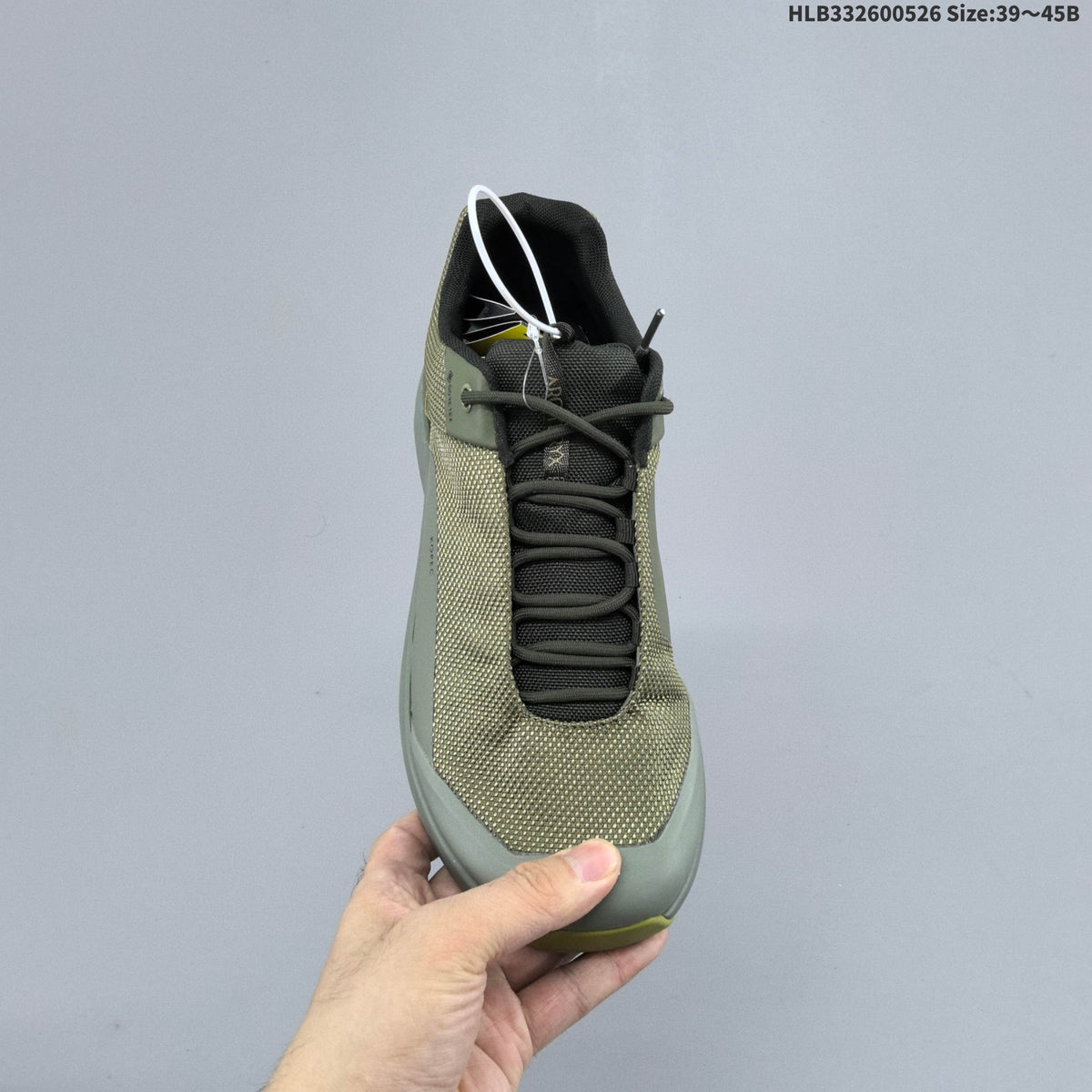 Arc'teryx Norvan Kopec GTX Low Hiking Shoes, in Olive - product image from the listing.