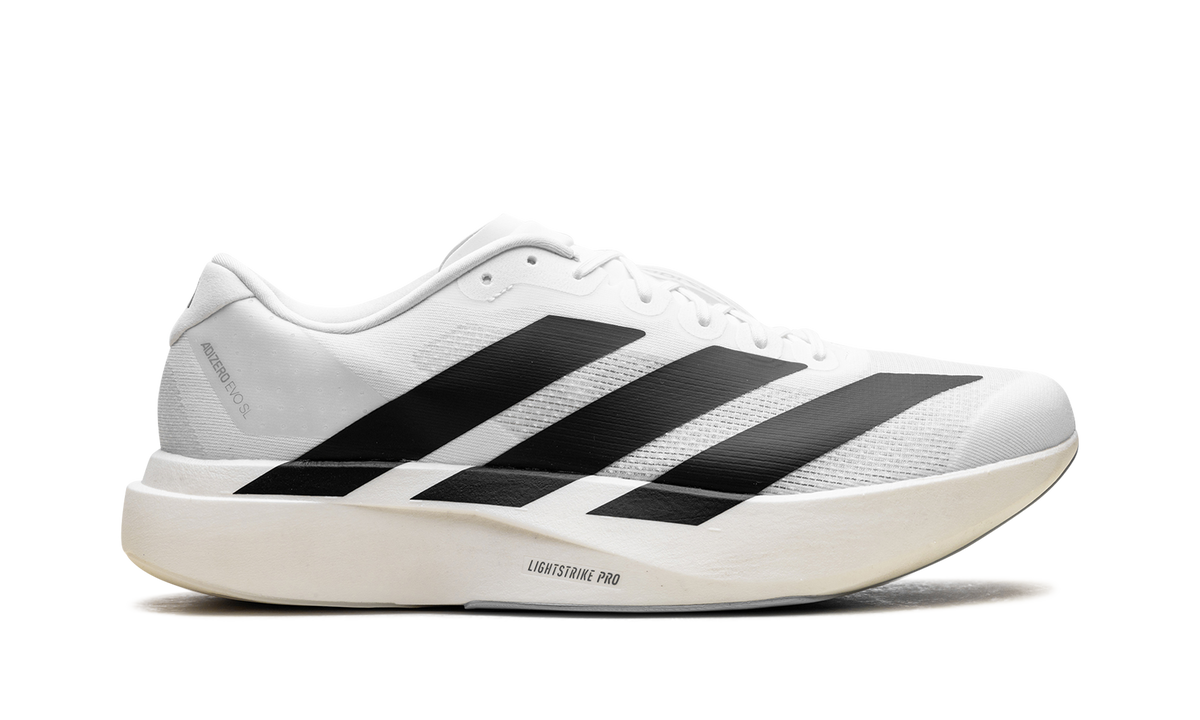 "White Black" Adizero Evo SL JH6206 - product image from the listing.
