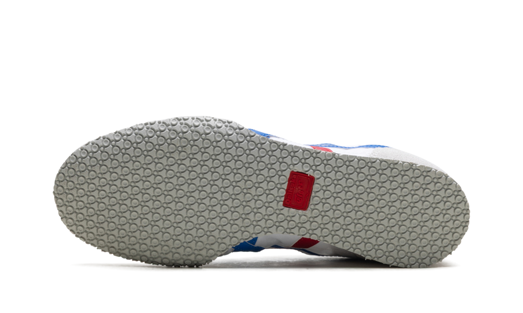Onitsuka Tiger Serrano in White Directoire Blue Red 155166 - product image from the listing.
