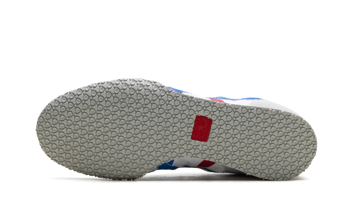 Onitsuka Tiger Serrano in White Directoire Blue Red 155166 - product image from the listing.
