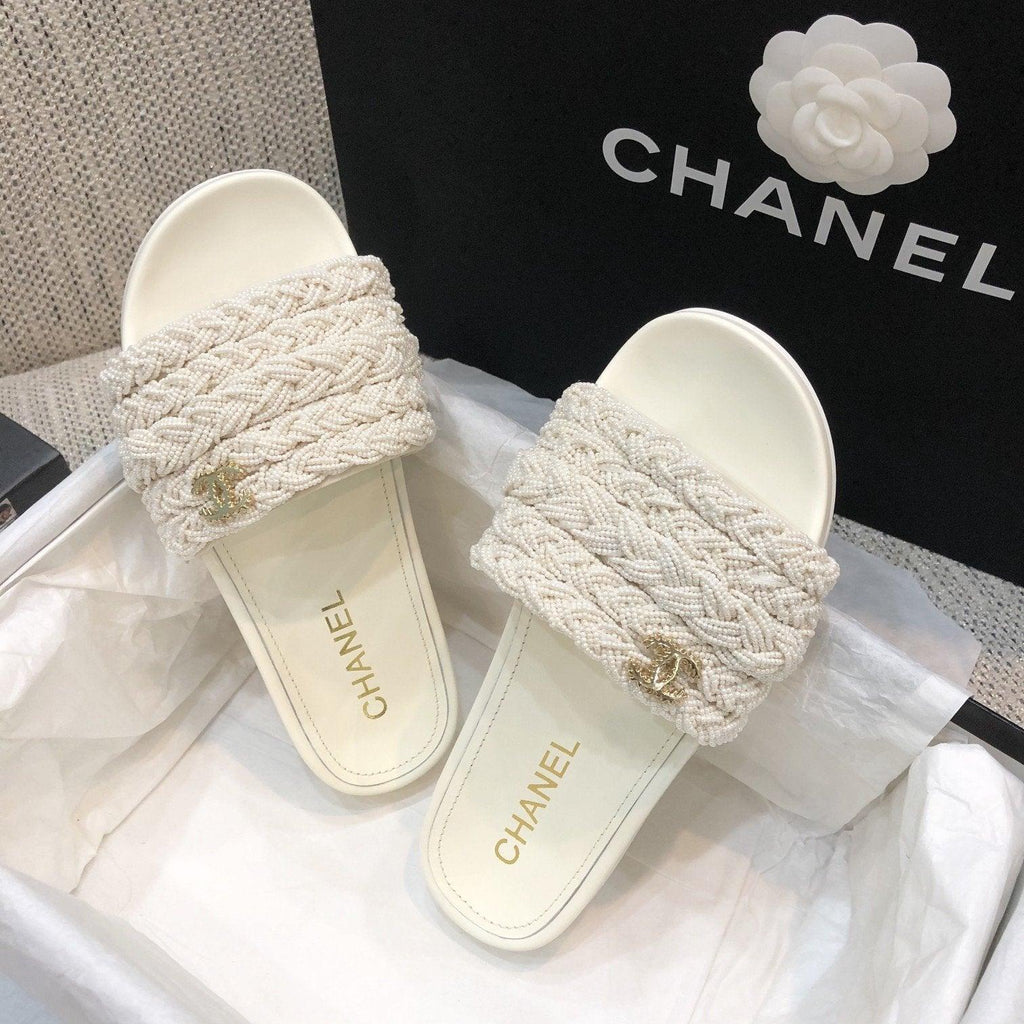 Sandals by Chanel - product photo shown in the listing for this item.