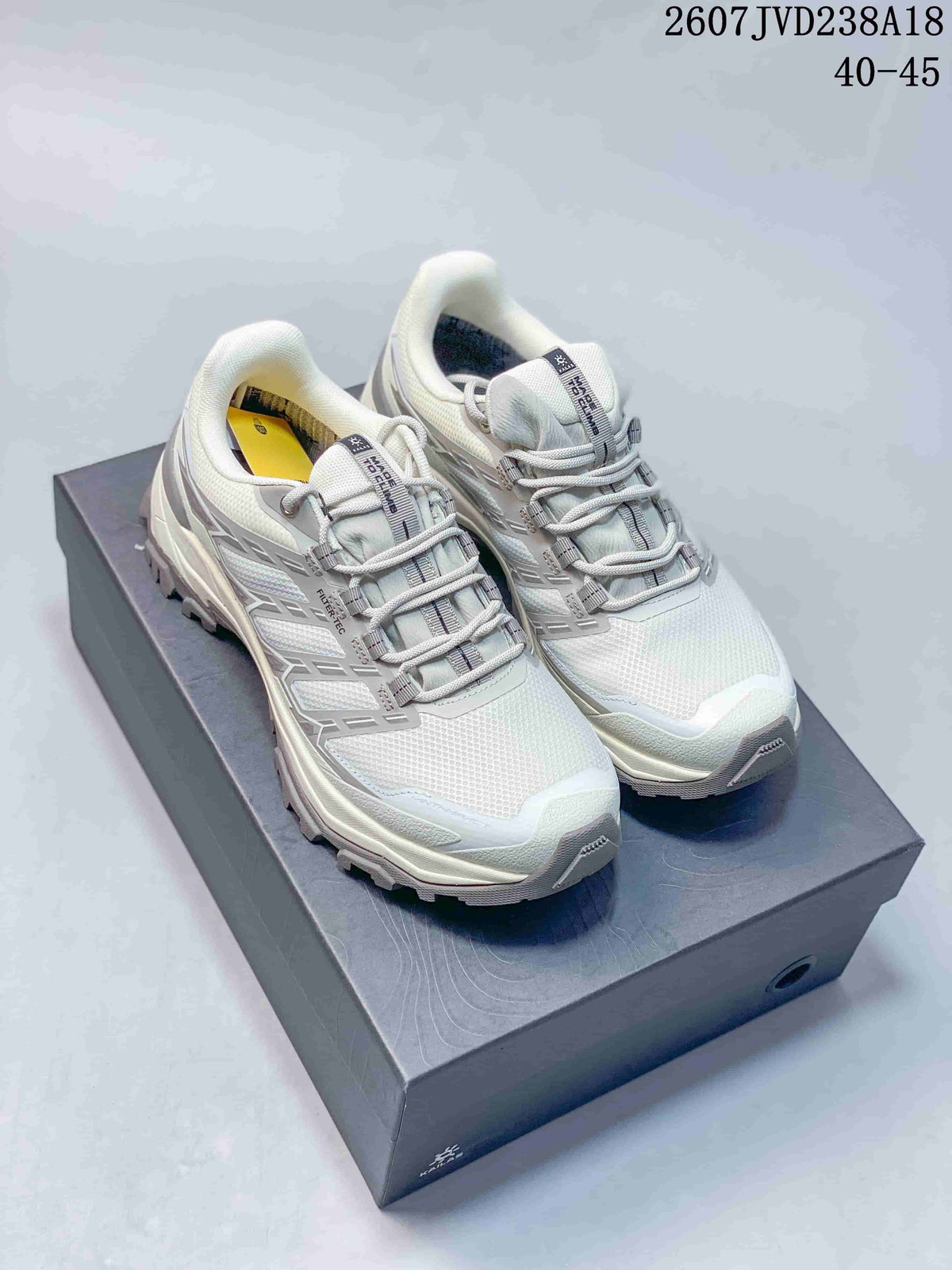 KAILAS Expedition-5 Low-Cut Hiking Shoes White/Gray 711780RRY - product image from the listing.