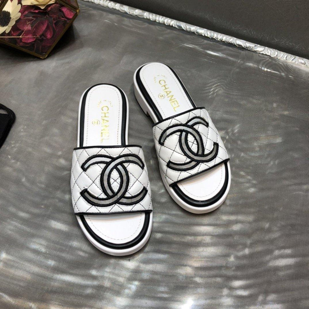 Sandals by Chanel - product photo shown in the listing for this item.