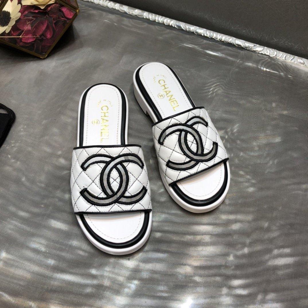 Sandals by Chanel - product photo shown in the listing for this item.