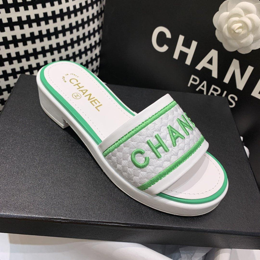 Sandals by Chanel - product photo shown in the listing for this item.